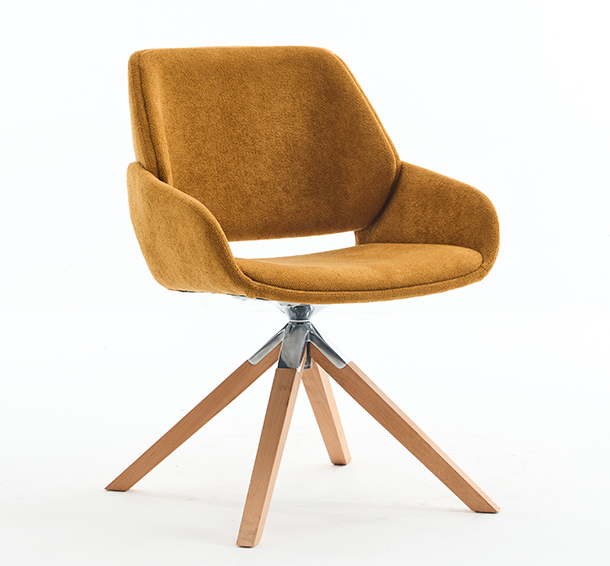 Swivel Upholstered Dining Chair