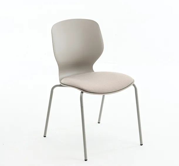 Customizable Cushioned Plastic Dining Chair