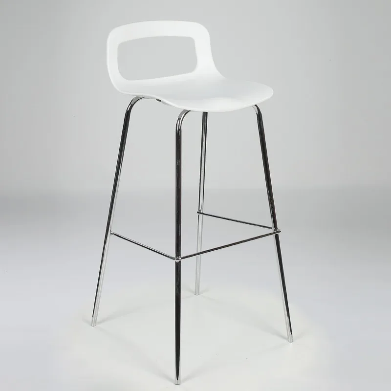Plastic Bar Chair with Metal Legs