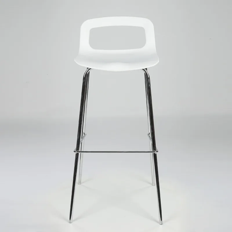 Plastic Bar Chair with Metal Legs