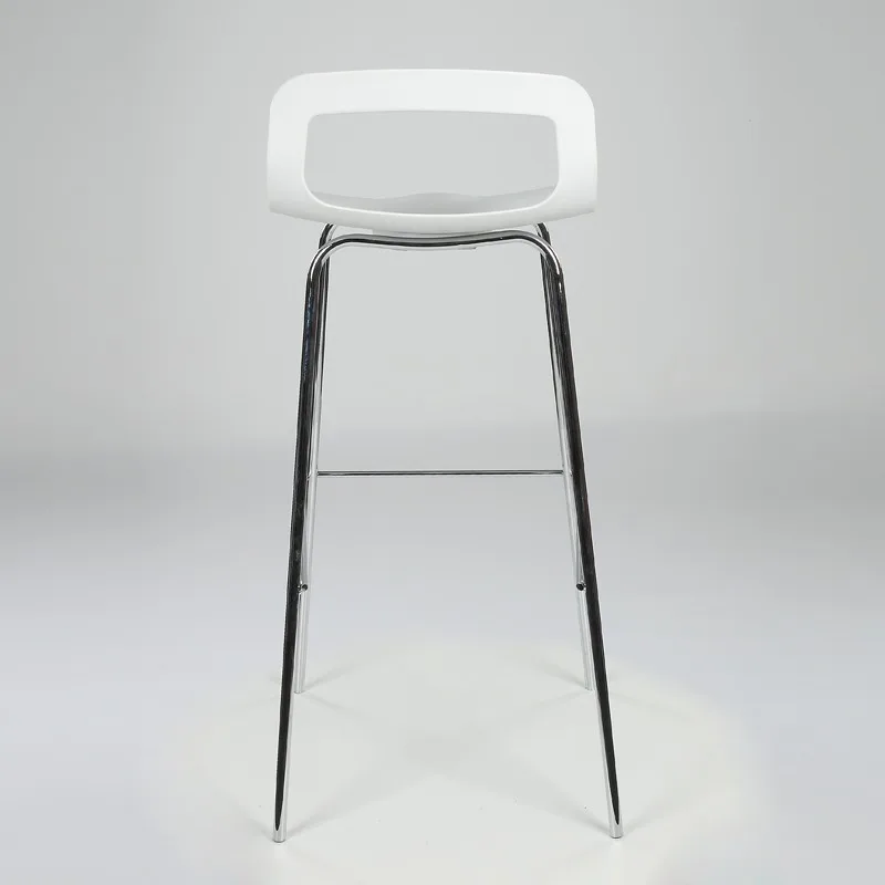 Plastic Bar Chair with Metal Legs