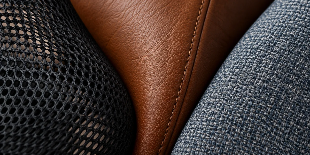 Commercial Chair Materials Compared: Mesh, Leather, and Fabric